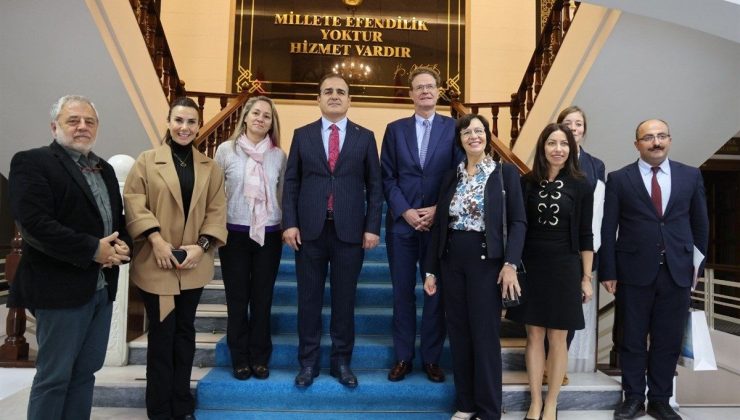 AB Türkiye Delegasyonu, Muğla Valisi ile bir ortaya geldi