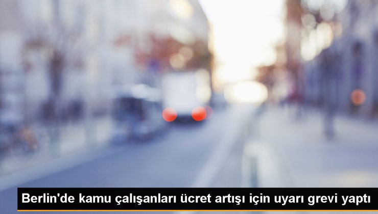 Almanya’da kamu çalışanları ihtar grevi yaptı