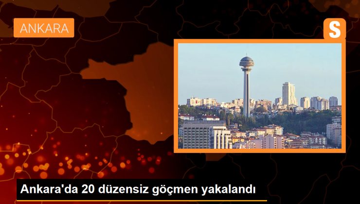 Ankara’da Durdurulan Minibüste 20 Sistemsiz Göçmen Yakalandı