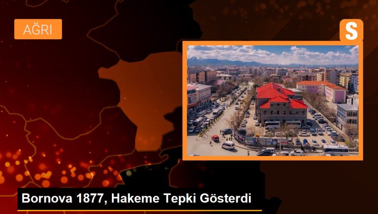 Bornova 1877, maçın hakemine reaksiyon gösterdi