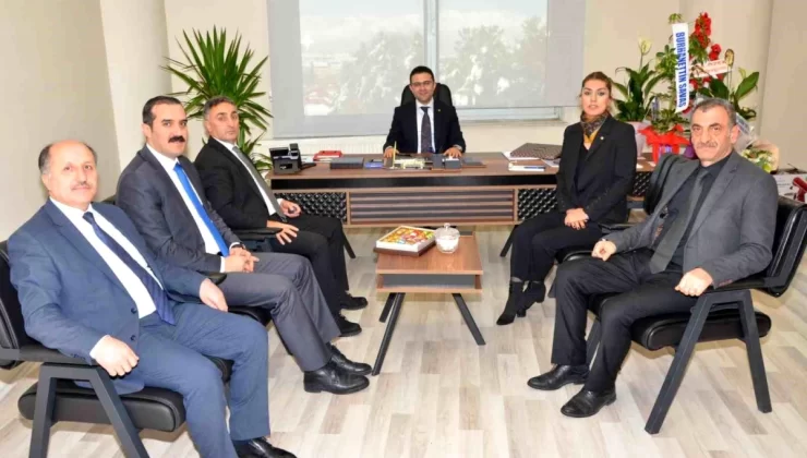 Erzurum’da Kurum Müdürleri GGK ve KGK Liderlerine Tebrik Ziyaretinde Bulundu