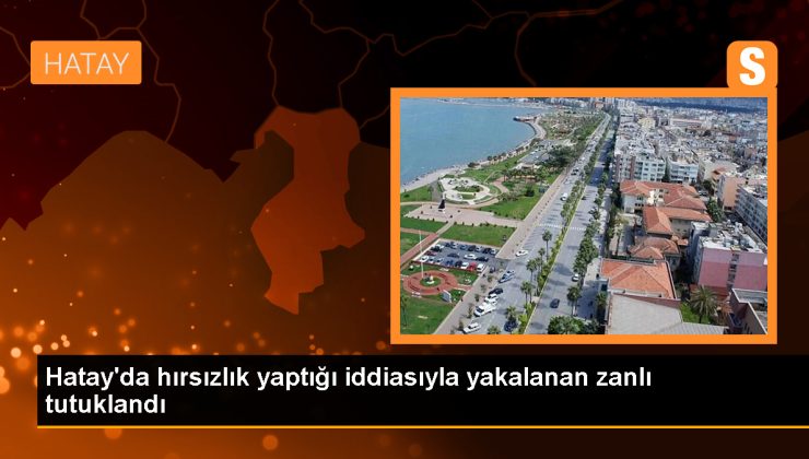 Hatay’da hırsızlık yaptığı savıyla yakalanan zanlı tutuklandı