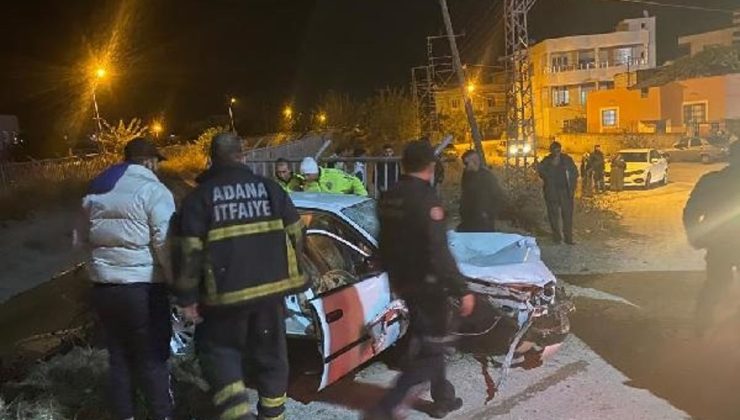 Adana’da arabanın çarptığı 2 kişi yaralandı