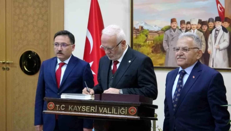 AK Parti Genel Başkanvekili Mustafa Elitaş, Kayseri Valiliği’ni ziyaret etti