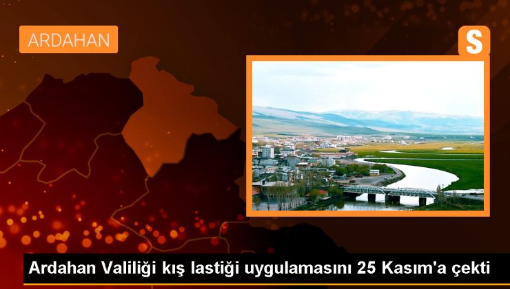 Ardahan’da Ticari Araçlar İçin Kış Lastiği Kullanım Zaruriliği Başlıyor