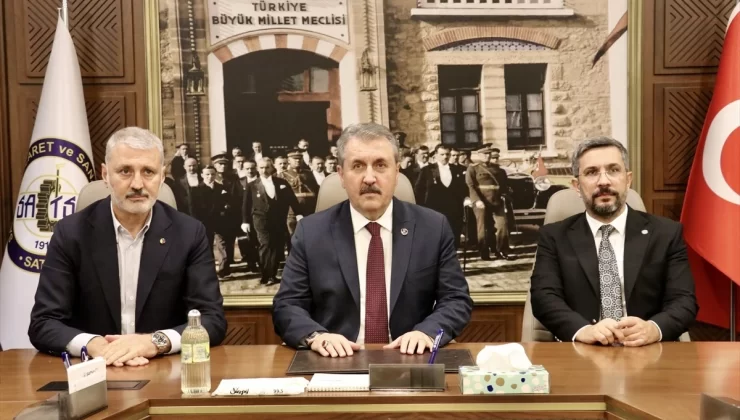 BBP Genel Lideri Destici, Sakarya’da partisine yeni üye iştirak merasiminde konuştu Açıklaması