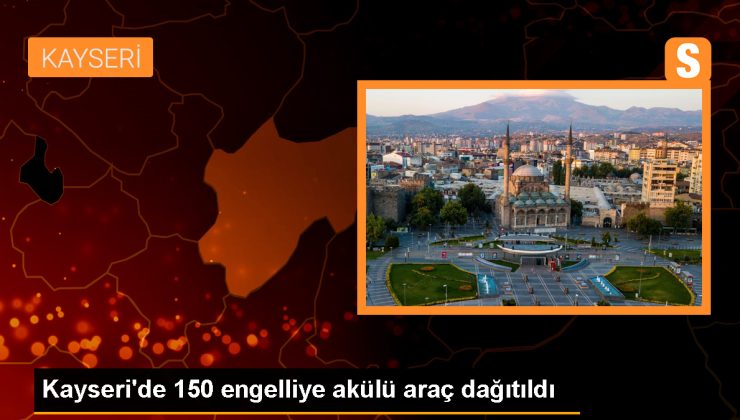 Kayseri’de 150 engelliye akülü araç armağan edildi