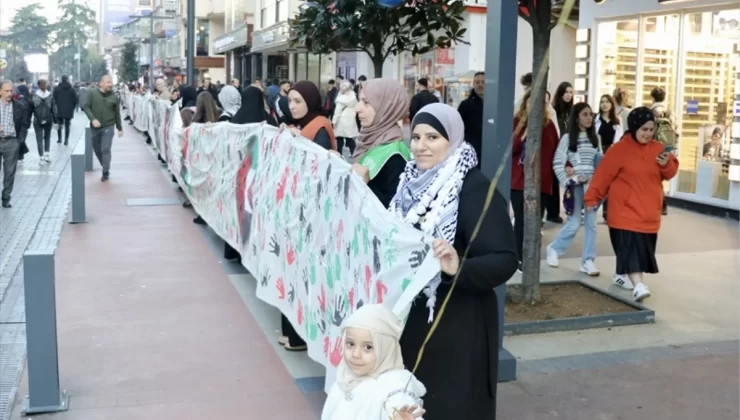 Trabzon’da Filistin’e takviye için kurulan “Hayır Çarşısı” aktifliği sona erdi