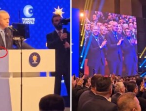 Cumhurbaşkanı Erdoğan tempo tuttu, tüm salon eşlik etti! İşte Ak Parti’nin seçim müziği