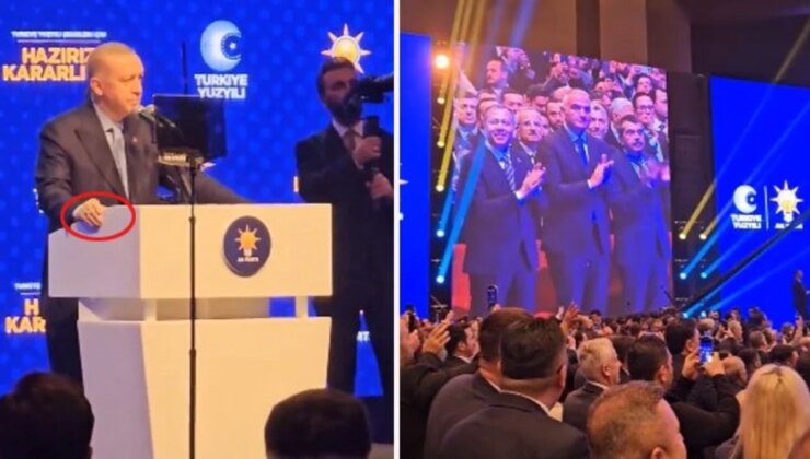 Cumhurbaşkanı Erdoğan tempo tuttu, tüm salon eşlik etti! İşte Ak Parti’nin seçim müziği