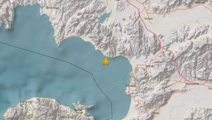 Ege Denizi’nde Deprem: İzmir Menderes Açıklarında 5.1 Büyüklüğünde Sarsıntı.