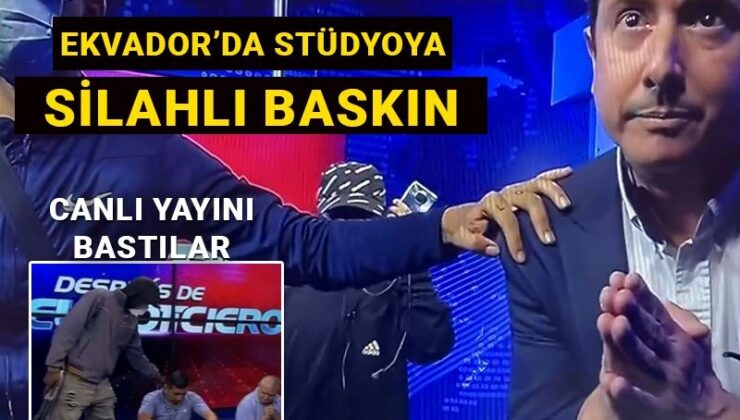 Ekvador’da silahlı küme, canlı yayın sırasında stüdyoyu bastı