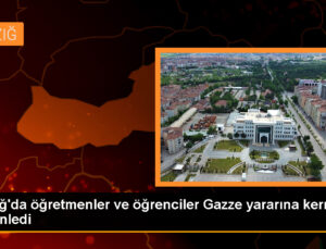 Elazığ’da Öğrenci ve Öğretmenlerden Gazze’ye Yardım Kermesi