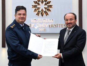 Erzurum Teknik Üniversitesi ile Erzurum Hava Meydan Komutanlığı ortasında iş birliği protokolü imzalandı