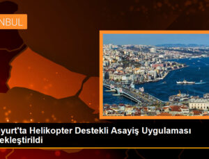 Esenyurt’ta Helikopter Dayanaklı Asayiş Uygulaması