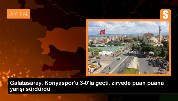 Galatasaray, TÜMOSAN Konyaspor’u 3-0 yenerek tepe takibini sürdürdü