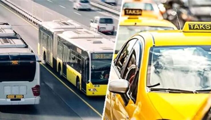 İstanbul’da Taksi, Servis ve Toplu Taşıma Fiyatlarına Artırım Geldi