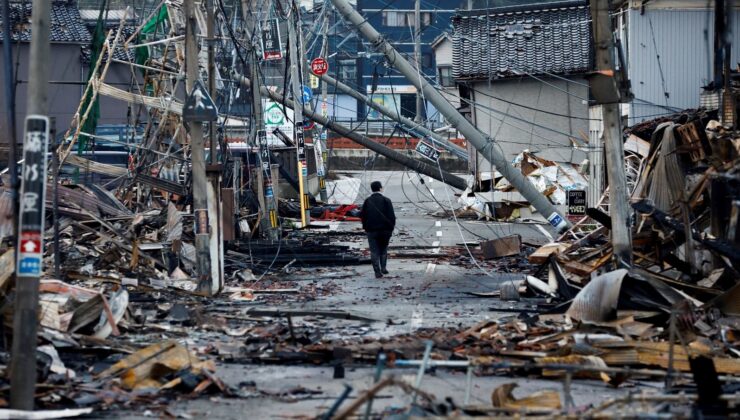 Japonya’daki 7,6’lık sarsıntıda can kaybı 128’e yükseldi