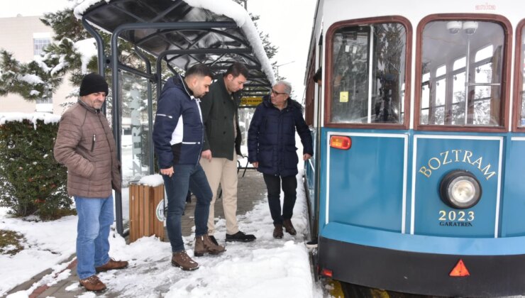 Kırşehir Belediyesi, Boztram Tramvay Projesi hakkında bilgi almak için Bozüyük Belediyesi’ni ziyaret etti