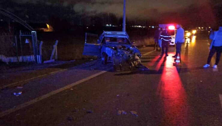 Konya’nın Seydişehir ilçesinde trafik kazası: 2 kişi yaralandı