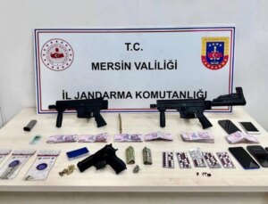 Mersin Erdemli’de silah kaçakçılığı operasyonu: 2 tutuklama