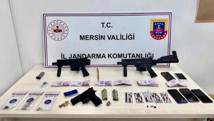 Mersin Erdemli’de silah kaçakçılığı operasyonu: 2 tutuklama
