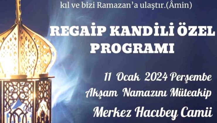 Muğla’da Regaib Kandili için özel program düzenlenecek