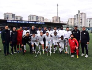 Şahinbey Belediye Gençlik ve Spor Kulübü Ampute Futbol Grubu Ortahisar Belediyesi’ni mağlup etti