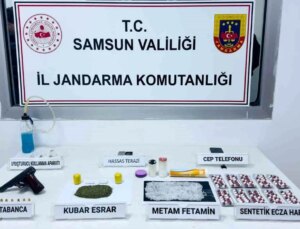 Samsun’da jandarma tarafından düzenlenen uyuşturucu operasyonunda 1 kişi yakalandı