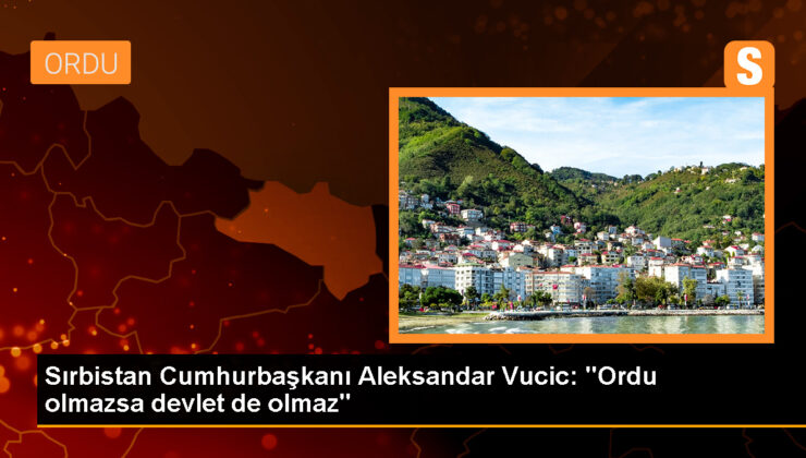 Sırbistan Cumhurbaşkanı Vucic: Ordu olmazsa devlet de olmaz