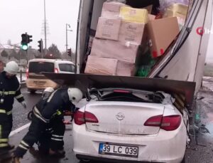 Tekirdağ’da 1 kişinin öldüğü feci kazanın manzaraları ortaya çıktı