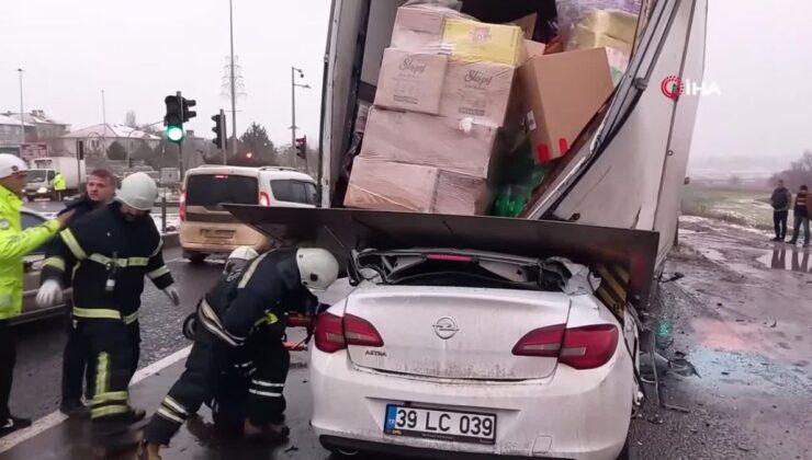 Tekirdağ’da 1 kişinin öldüğü feci kazanın manzaraları ortaya çıktı