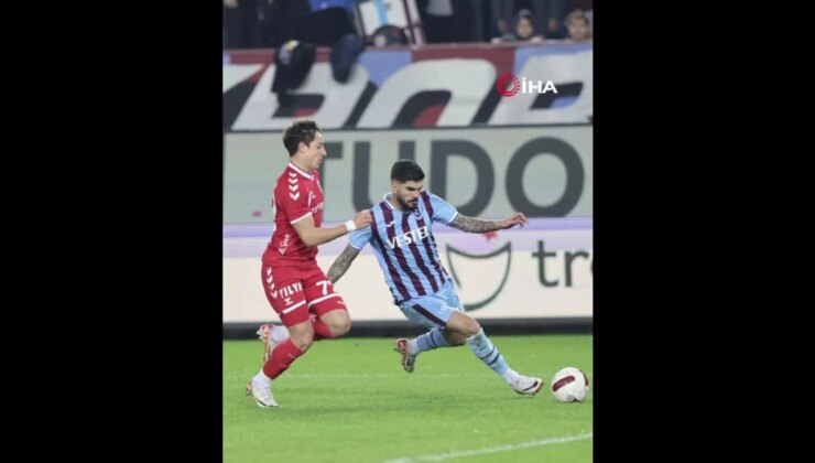 Trendyol Muhteşem Lig: Trabzonspor 2 – Samsunspor 0 (İlk yarı)