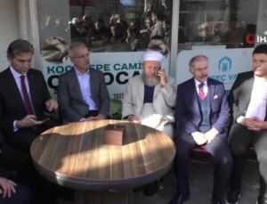 Ulaştırma ve Altyapı Bakanı Uraloğlu, Bayrampaşa’da vatandaşlarla bir ortaya geldi