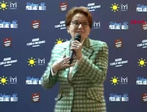 YETERLİ Parti Genel Lideri Meral Akşener, Adana’da Adaylarını Tanıttı