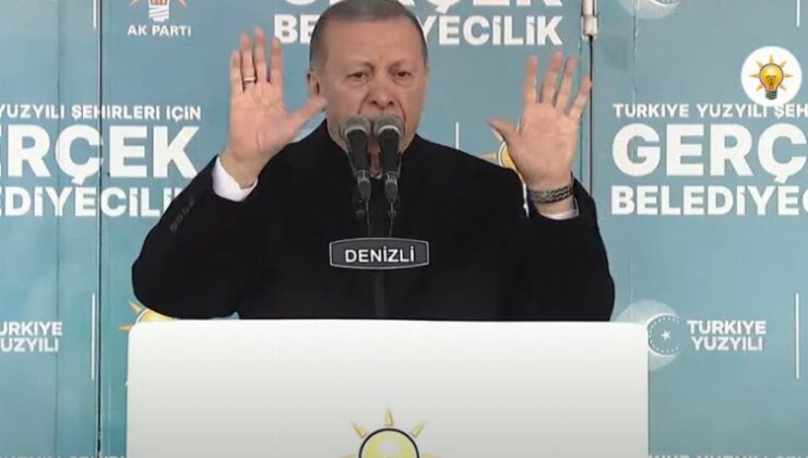 Cumhurbaşkanı Erdoğan’dan Denizli Mitinginde Güçlü Mesajlar