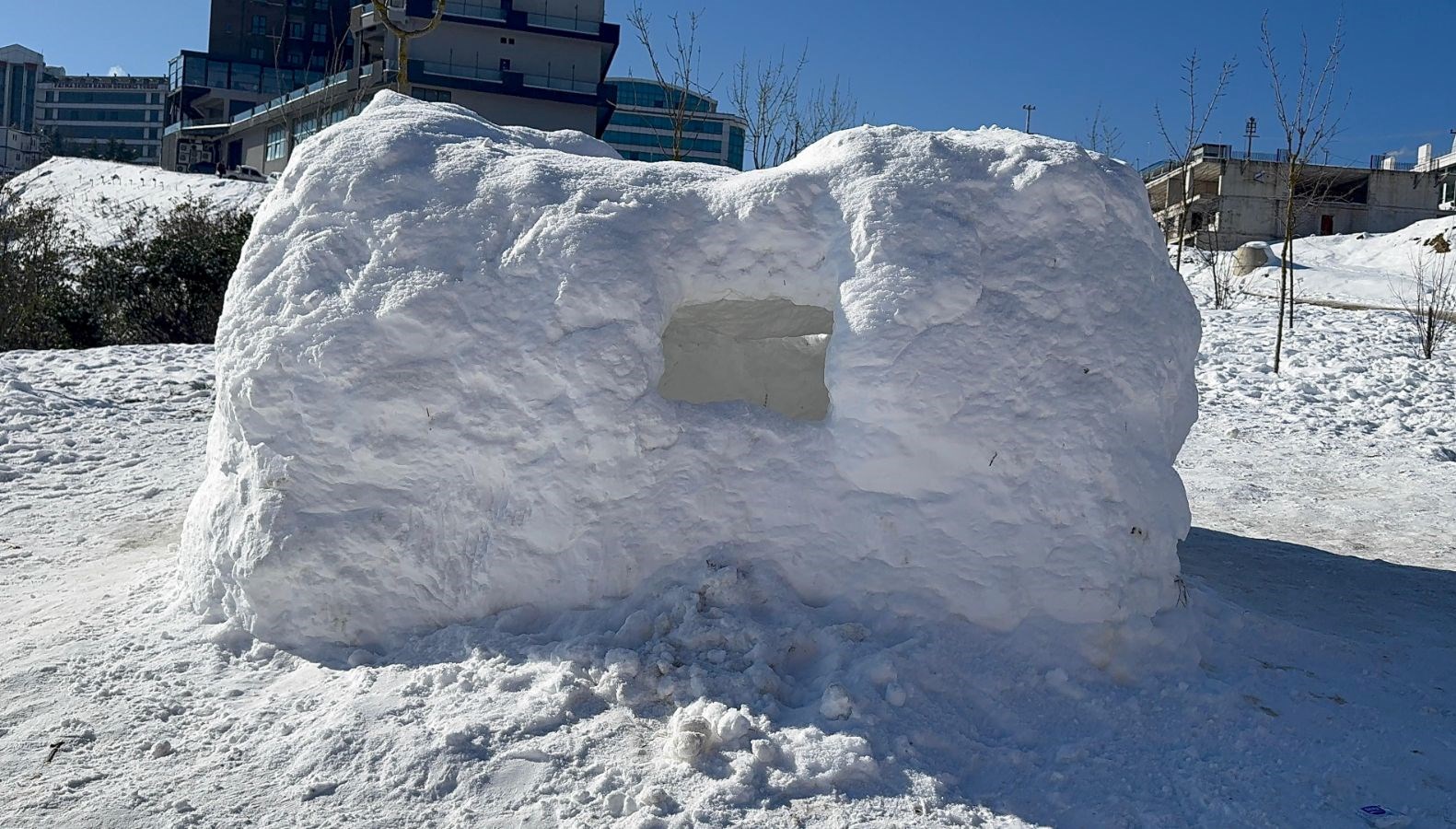 alaska degil kocaeli ogrenciler iglo yapti 4yt5flpe