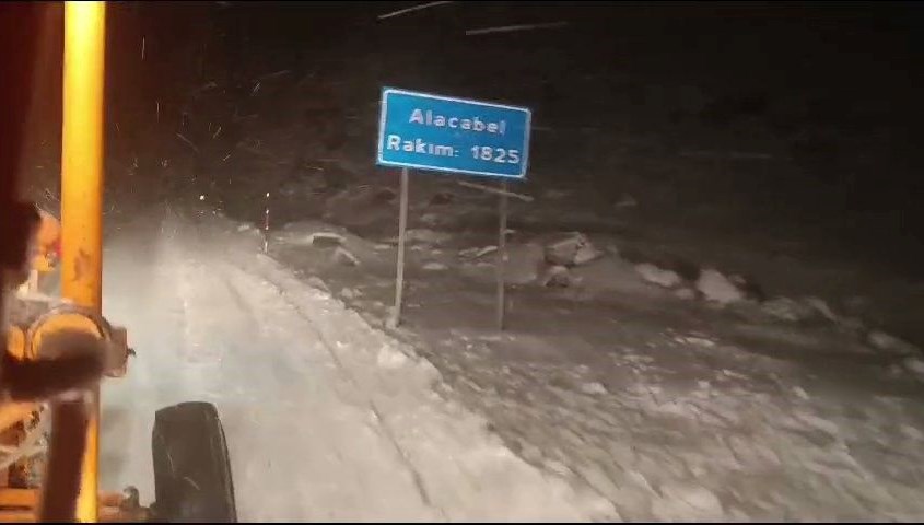 antalyada kar surprizi