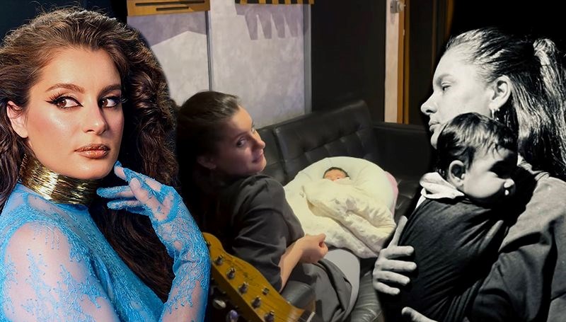 atiye bebegiyle studyoya girdi o anlari takipcileriyle paylasti LMi5EcMv