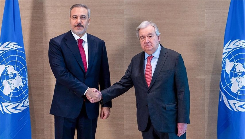 bakan fidan bm genel sekreteri guterres ile gorustu kCVtIwOX