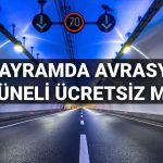 bayramda avrasya tuneli fiyatsiz mi 30 mart bugun avrasya tunelinde gecis fiyati var mi PxQ7t5hQ