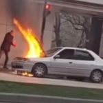 bursada seyir halindeki araba alev alev yandi EWlvgjjO