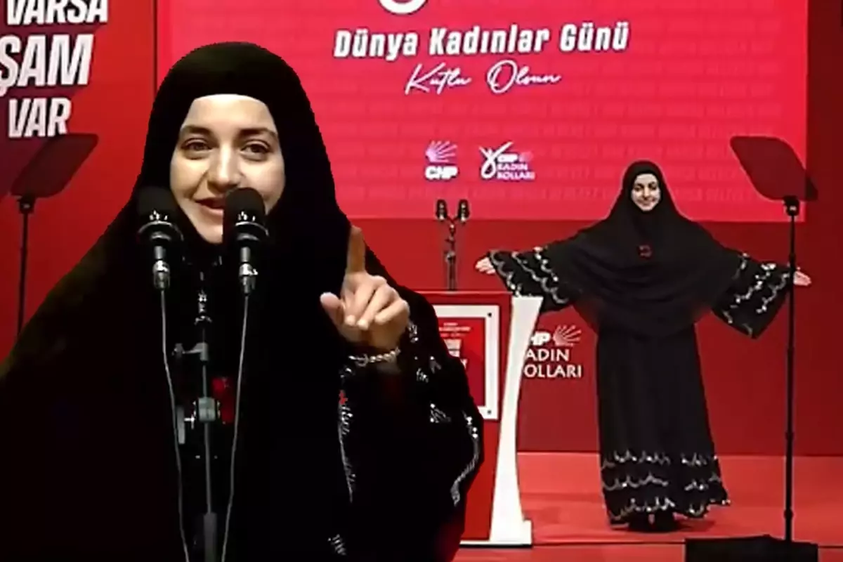 chpnin 8 mart aktifligine damga vuran an elindeki konusma kagidini yirtti jaJtfKAa