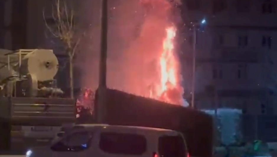 Çocuk Parkında Tehlike: Torpil Faciası Ağaçları Alevlere Teslim Etti 71 cocuk parkinda yangin panigi atilan torpil agaclari yakti ufsGA21J