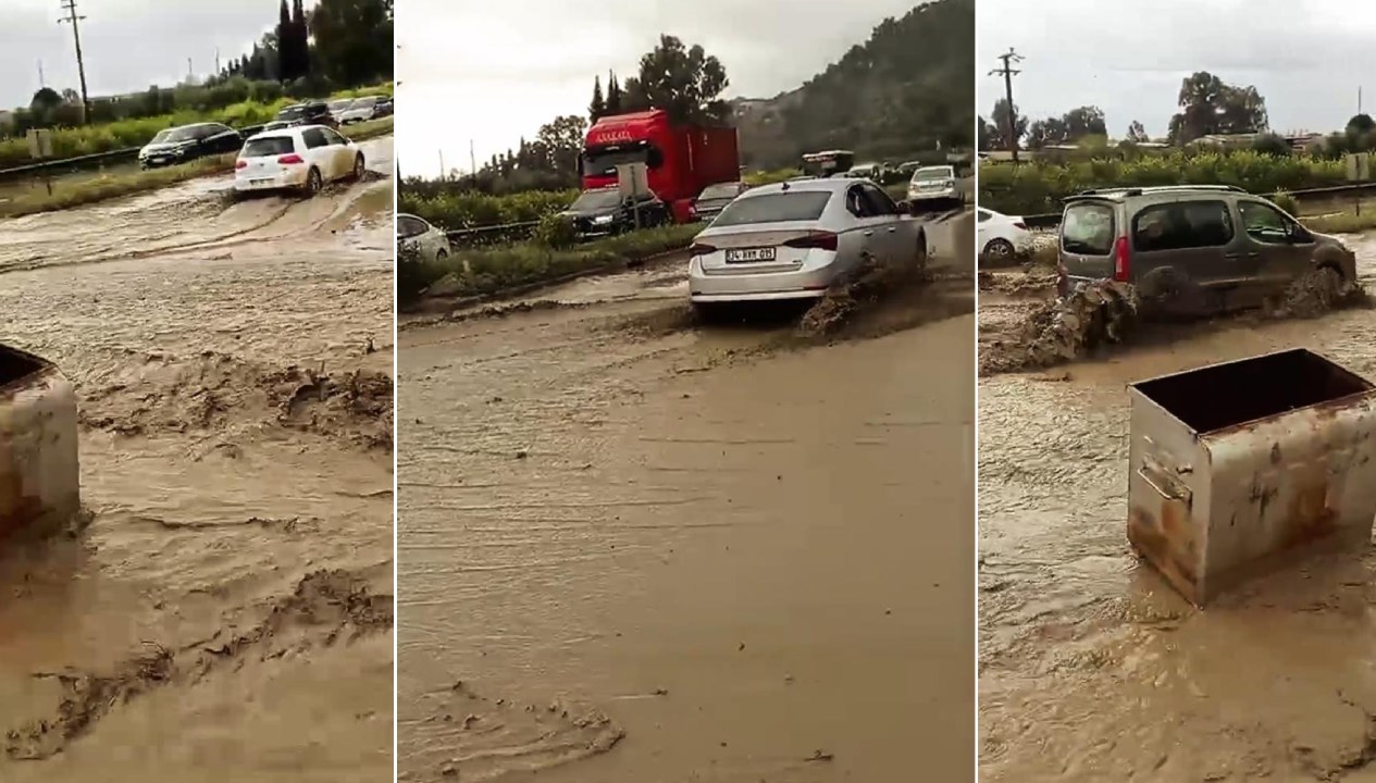 Ege’yi Vuran Sağanak: Aydın Sular Altında! 71 egede saganak aydinda yollar gole dondu 4OpyE72I