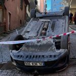 el freni cekilmeyen araba takla atti q9WTuGKm