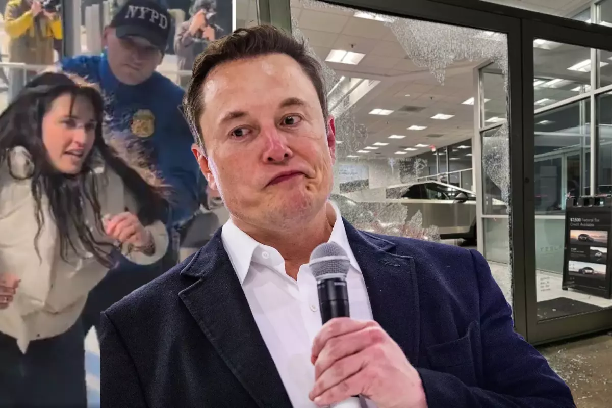 Tesla Protestolarla Sallandı, New York Silah Sesleriyle Yankılandı 71 gostericiler teslayi basti new yorkta silah sesleri pes pese duyuldu l6TYYrag