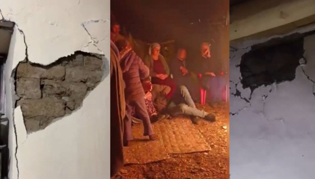 irakta 48 buyuklugunde zelzele yuksekovadaevlerde catlaklar meydana geldi zsA55Zcs