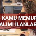 kamu isci alimi ilanlari 2025 guncel hangi kurumlar memur alimi yapacak brans ve 4hy1cfE2