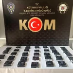 kutahyada 34 kacak telefon ele gecirildi CCLktS87